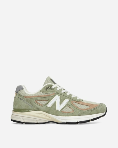 Shop New Balance Made In Usa 990v4 Sneakers Olive / Incense In Green