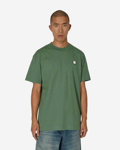 Shop Moncler Genius Palm Angels Logo Patch T-shirt In Green