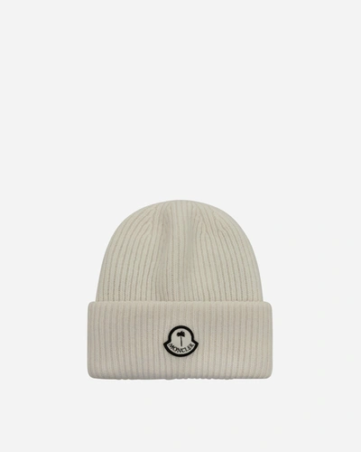 Shop Moncler Genius Palm Angels Wool Beanie In White