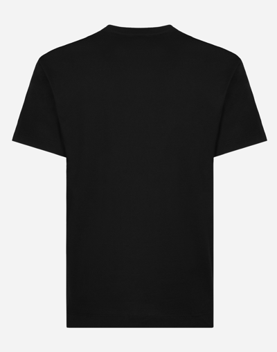 Dolce & Gabbana Black Cotton Clothing T-shirts And Polos