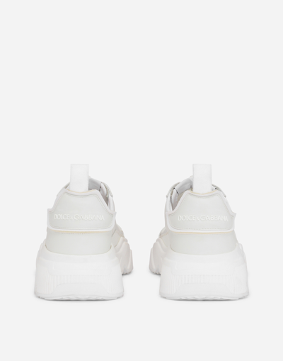 Dolce & Gabbana Daymaster White Leather Sneakers