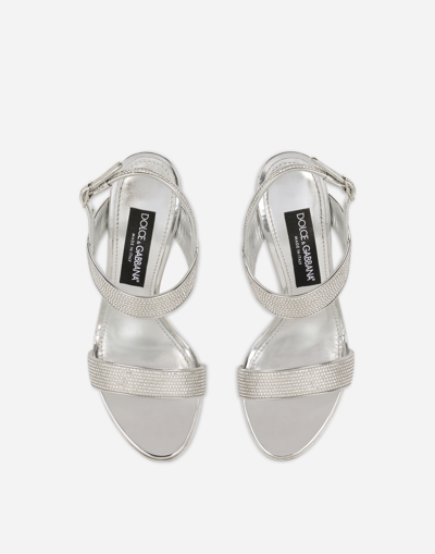 Dolce & Gabbana Sandals In Silver