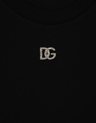 Dolce & Gabbana Black Cotton T-shirt
