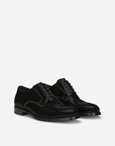 Dolce & Gabbana Leather Derby In Black