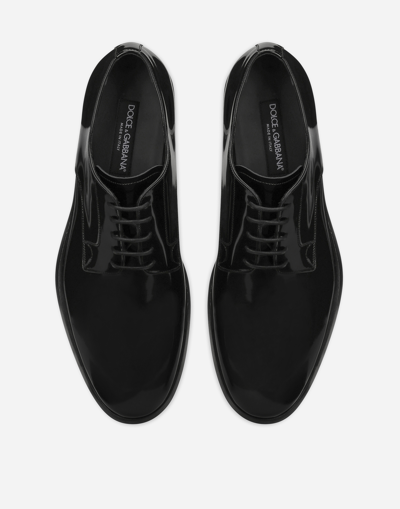 Dolce & Gabbana Leather Derby In Black