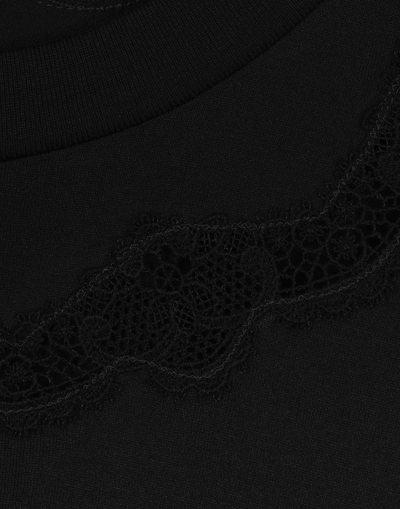 Dolce & Gabbana Black Cotton T-shirt