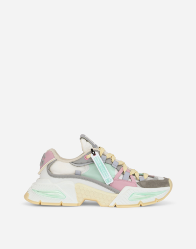 Dolce & Gabbana Airmaster Low-top Color-block Sneakers In Multicolour
