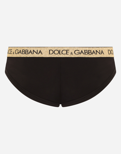 Shop Dolce & Gabbana Stretch Jersey Brando Briefs In Black