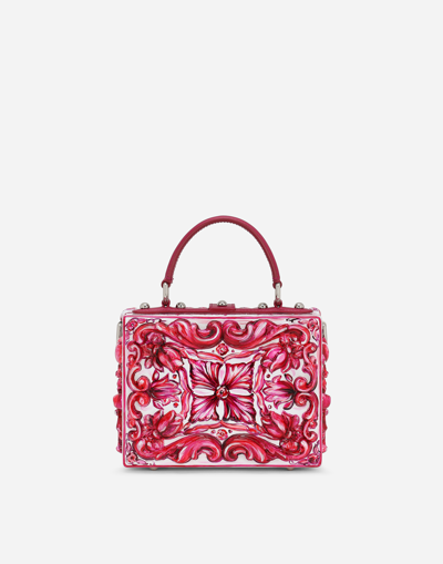 Shop Dolce & Gabbana Dolce Box Handbag In Multicolor