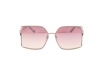 Shop Chopard Eyewear Square Frame Sunglasses In Multi