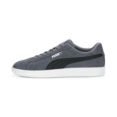Shop Puma Smash 3.0 Men's Sneakers In Gray Tile- Black- White