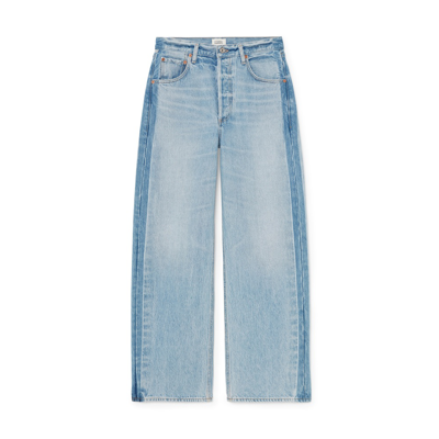 Shop Citizens Of Humanity Ayla Baggy Jeans In Tuxedo Skylights