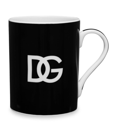 Shop Dolce & Gabbana Logo Mug In Multi