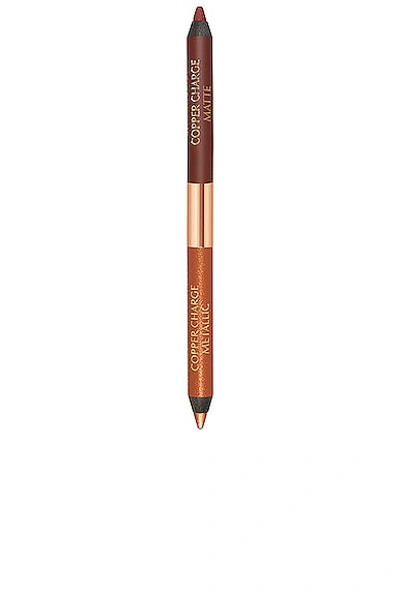 Shop Charlotte Tilbury Eye Colour Magic Liner Duo In Copper Charge