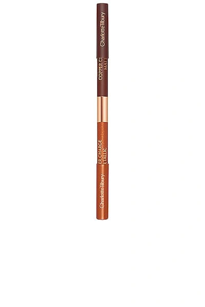 Shop Charlotte Tilbury Eye Colour Magic Liner Duo In Copper Charge