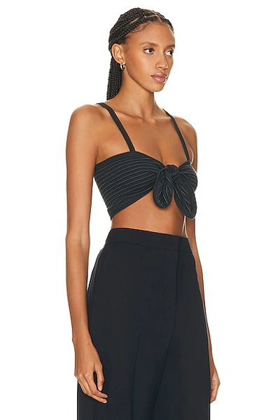 Shop Bode Ducky Bra Top In Black