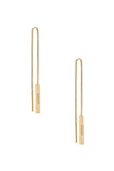 Shop Gucci Link To Love Chain Earrings In Yellow Gold