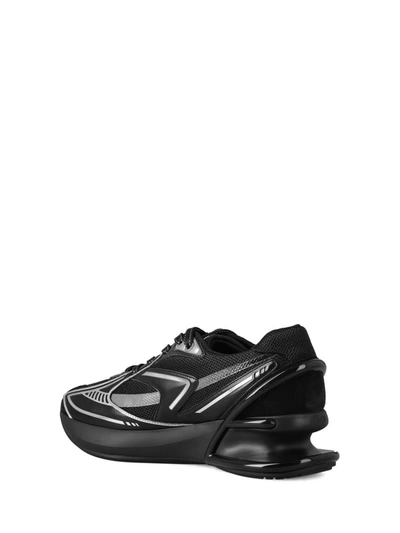 Shop Fendi Sneakers In Black Anthra+black Silv