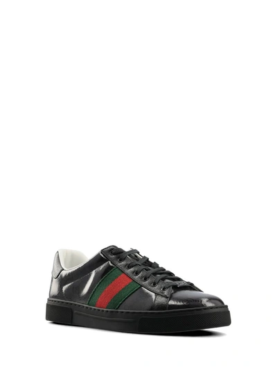 Shop Gucci Sneakers In Black/bla/vrv/bla