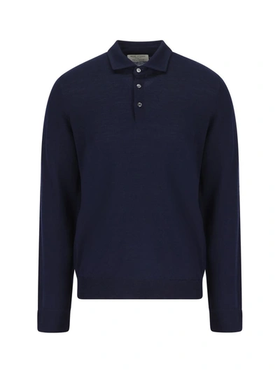 Shop Mauro Ottaviani T-shirts And Polos In Blue