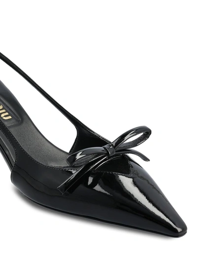 Shop Miu Miu Heeled Shoes In Black
