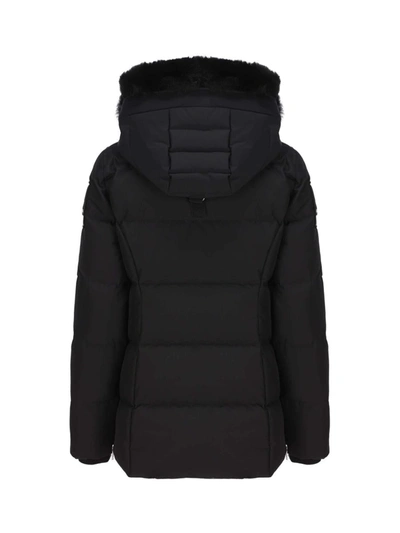 Shop Moose Knuckles Coats In Black W/black Sh