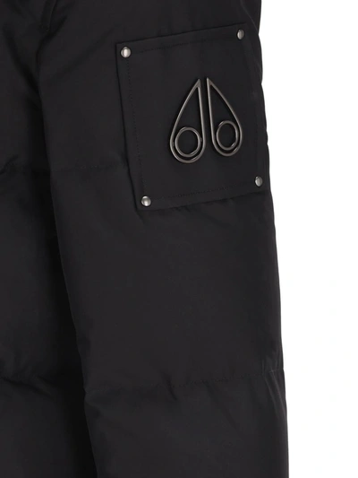 Shop Moose Knuckles Coats In Black W/black Sh