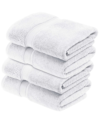 Shop Superior Set Of 4 Egyptian Cotton Plush Heavyweight Absorbent Luxury Soft Bath  Towels