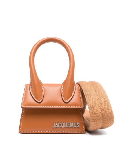Shop Jacquemus 'le Chiquito Homme' Bag In Brown