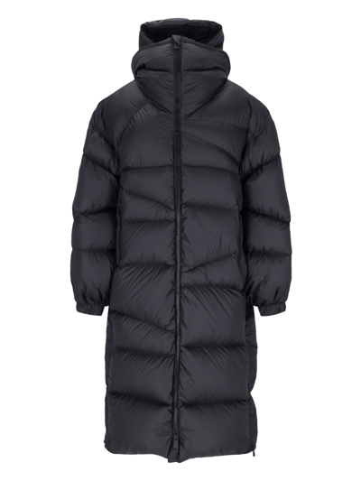 Shop Bacon "double B Maxi Wlt" Down Jacket In Black  