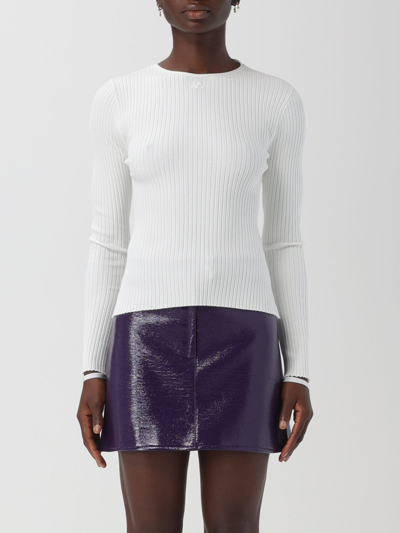 Shop Courrèges Sweater  Woman Color White