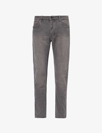 Shop Neuw Men's Graphite Lou Faded-wash Slim-fit Stretch-denim Jeans In Grey