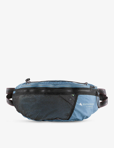 Shop Klättermusen Klattermusen Faded Blue Eldrimner Lumbarpack 5l Recycled-polyamide Belt Bag