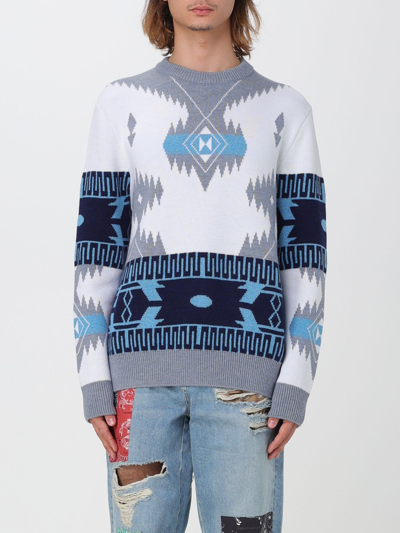 Shop Alanui Sweater  Men Color White
