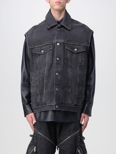 Shop Off-white Jacket  Men Color Charcoal