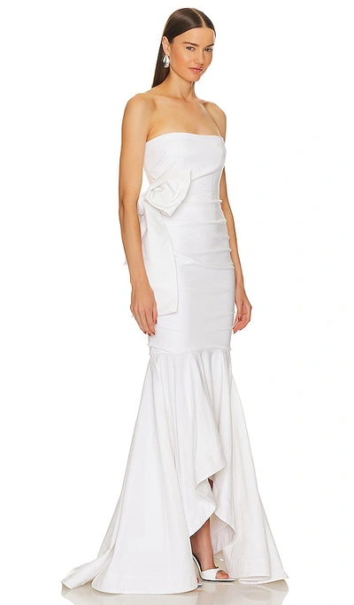 Michael Costello X Revolve Anyssa Gown In Ivory
