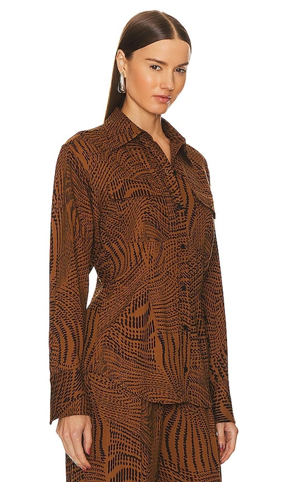 Shop Equipment 801 Signature Button Up In Brown