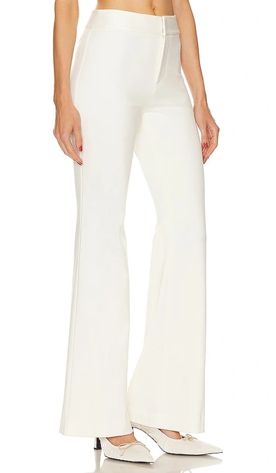 Shop Alice And Olivia Deanna High Rise Boot Pant In White