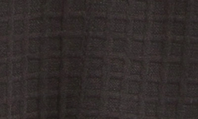 Max Studio Funnel Neck Waffle Knit Pullover In Black