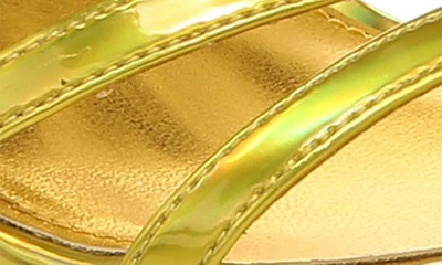 Shop Sam Edelman Gemmie Strappy Sandal In Mimosa Gold