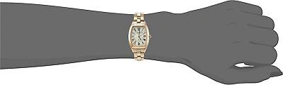 Pre-owned Seiko [ Watch] Lucia Lady Gold Solar Radio Titanium Model Tonneau Shape Diamond-i