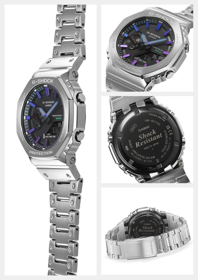 Pre-owned Casio Brand-new  G-shock Gm-b2100pc-1ajf Watch Indexes Are Blue-purple Gradation