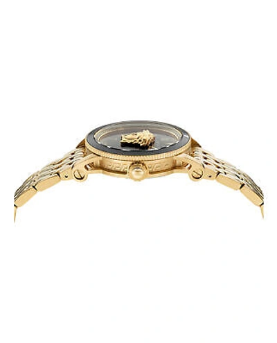 VERSACE Pre-owned Mens V-palazzo Ip Yellow Gold 43mm Bracelet Fashion Watch