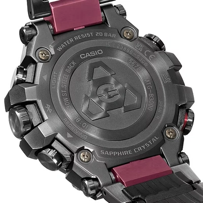 Pre-owned Casio G-shock Mtg-b3000bd-1ajf Mt-g Series Men's Wrist Watch Metal Band Black N