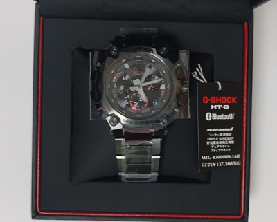 Pre-owned Casio G-shock Mtg-b3000bd-1ajf Mt-g Series Men's Wrist Watch Metal Band Black N