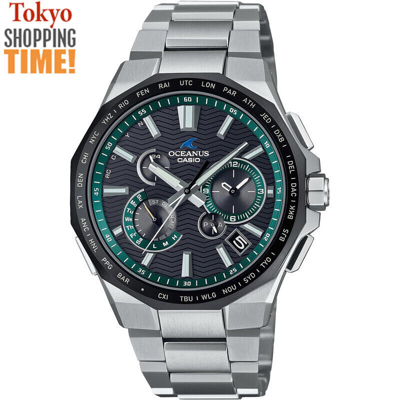Pre-owned Casio Oceanus Ocw-t6000a-1ajf Titanium Solar Radio Bluetooth Men`s Watch Japan