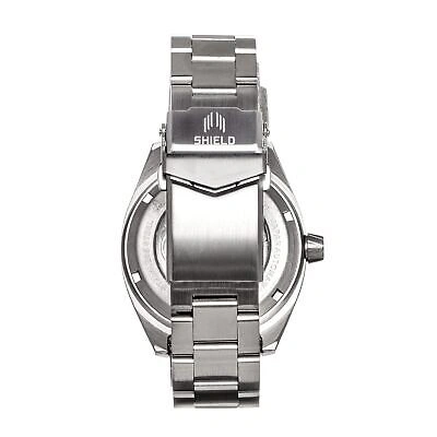 Pre-owned Shield Nitrox Bracelet Watch W/date - Black