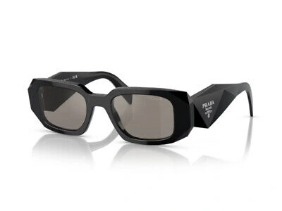Pre-owned Prada Sunglasses Pr 17ws 1ab07z Black Black Woman