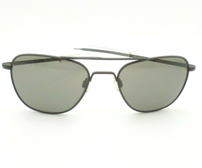 Pre-owned Randolph Engineering Aviator Black Bayonet American Grey Glass Usa Sunglasses In Skytech Gray Glass