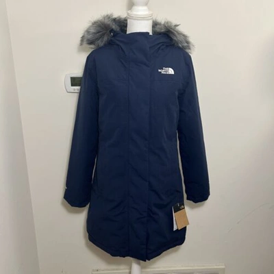 Pre-owned The North Face Women's Plus Arctic Parka Down Coat Summit Navy Sz S L 1x 2x 3x